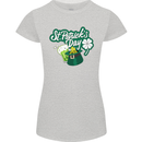 St Patricks Day Funny Irish Ireland Holiday Womens Petite Cut T-Shirt Sports Grey