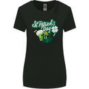 St Patricks Day Funny Irish Ireland Holiday Womens Wider Cut T-Shirt Black