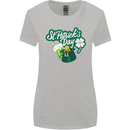 St Patricks Day Funny Irish Ireland Holiday Womens Wider Cut T-Shirt Sports Grey