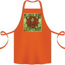St Patricks Day Ginger Beard Lucky Charm Cotton Apron 100% Organic Orange