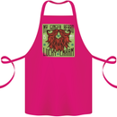 St Patricks Day Ginger Beard Lucky Charm Cotton Apron 100% Organic Pink