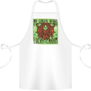 St Patricks Day Ginger Beard Lucky Charm Cotton Apron 100% Organic White