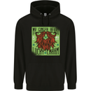 St Patricks Day Ginger Beard Lucky Charm Mens 80% Cotton Hoodie Black