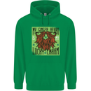 St Patricks Day Ginger Beard Lucky Charm Mens 80% Cotton Hoodie Irish Green