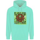 St Patricks Day Ginger Beard Lucky Charm Mens 80% Cotton Hoodie Peppermint