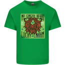 St Patricks Day Ginger Beard Lucky Charm Mens Cotton T-Shirt Tee Top Irish Green