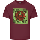 St Patricks Day Ginger Beard Lucky Charm Mens Cotton T-Shirt Tee Top Maroon