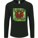 St Patricks Day Ginger Beard Lucky Charm Mens Long Sleeve T-Shirt Black