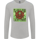 St Patricks Day Ginger Beard Lucky Charm Mens Long Sleeve T-Shirt Sports Grey