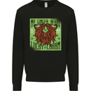 St Patricks Day Ginger Beard Lucky Charm Mens Sweatshirt Jumper Black