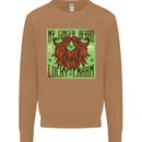 St Patricks Day Ginger Beard Lucky Charm Mens Sweatshirt Jumper Caramel Latte