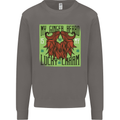St Patricks Day Ginger Beard Lucky Charm Mens Sweatshirt Jumper Charcoal