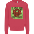St Patricks Day Ginger Beard Lucky Charm Mens Sweatshirt Jumper Heliconia