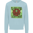 St Patricks Day Ginger Beard Lucky Charm Mens Sweatshirt Jumper Light Blue