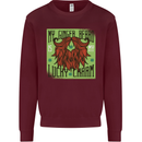 St Patricks Day Ginger Beard Lucky Charm Mens Sweatshirt Jumper Maroon