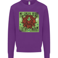St Patricks Day Ginger Beard Lucky Charm Mens Sweatshirt Jumper Purple