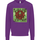 St Patricks Day Ginger Beard Lucky Charm Mens Sweatshirt Jumper Purple