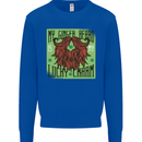 St Patricks Day Ginger Beard Lucky Charm Mens Sweatshirt Jumper Royal Blue