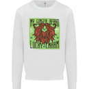 St Patricks Day Ginger Beard Lucky Charm Mens Sweatshirt Jumper White