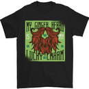 St Patricks Day Ginger Beard Lucky Charm Mens T-Shirt Cotton Gildan Black