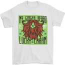 St Patricks Day Ginger Beard Lucky Charm Mens T-Shirt Cotton Gildan White