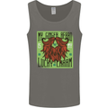St Patricks Day Ginger Beard Lucky Charm Mens Vest Tank Top Charcoal