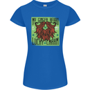 St Patricks Day Ginger Beard Lucky Charm Womens Petite Cut T-Shirt Royal Blue