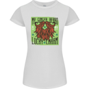 St Patricks Day Ginger Beard Lucky Charm Womens Petite Cut T-Shirt White