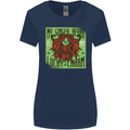 St Patricks Day Ginger Beard Lucky Charm Womens Wider Cut T-Shirt Navy Blue