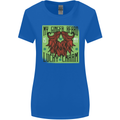 St Patricks Day Ginger Beard Lucky Charm Womens Wider Cut T-Shirt Royal Blue