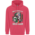 St Patricks Day Great Again Donald Trump Childrens Kids Hoodie Heliconia