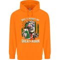 St Patricks Day Great Again Donald Trump Childrens Kids Hoodie Orange