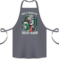 St Patricks Day Great Again Donald Trump Cotton Apron 100% Organic Steel