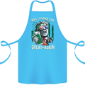 St Patricks Day Great Again Donald Trump Cotton Apron 100% Organic Turquoise