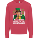 St Patricks Day Great Again Donald Trump Kids Sweatshirt Jumper Heliconia