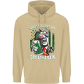 St Patricks Day Great Again Donald Trump Mens 80% Cotton Hoodie Sand
