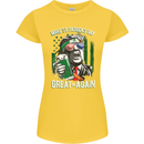 St Patricks Day Great Again Donald Trump Womens Petite Cut T-Shirt Yellow