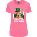 St Patricks Day Great Again Donald Trump Womens Wider Cut T-Shirt Azalea
