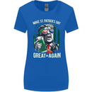 St Patricks Day Great Again Donald Trump Womens Wider Cut T-Shirt Royal Blue