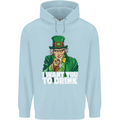 St Patricks Day I Want You to Drink Alcohol Mens 80% Cotton Hoodie Light Blue