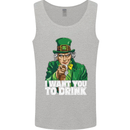St Patricks Day I Want You to Drink Alcohol Mens Vest Tank Top Sports Grey