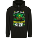 St Patricks Day I'm Leprechaun Sized Funny Childrens Kids Hoodie Black