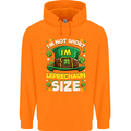 St Patricks Day I'm Leprechaun Sized Funny Childrens Kids Hoodie Orange