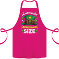 St Patricks Day I'm Leprechaun Sized Funny Cotton Apron 100% Organic Pink