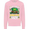 St Patricks Day I'm Leprechaun Sized Funny Kids Sweatshirt Jumper Light Pink