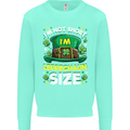 St Patricks Day I'm Leprechaun Sized Funny Kids Sweatshirt Jumper Peppermint