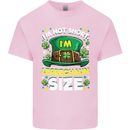 St Patricks Day I'm Leprechaun Sized Funny Kids T-Shirt Childrens Light Pink