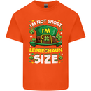 St Patricks Day I'm Leprechaun Sized Funny Kids T-Shirt Childrens Orange