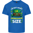 St Patricks Day I'm Leprechaun Sized Funny Kids T-Shirt Childrens Royal Blue