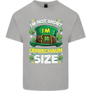 St Patricks Day I'm Leprechaun Sized Funny Kids T-Shirt Childrens Sports Grey